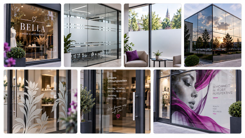 Schaufenster & Glasgestaltung